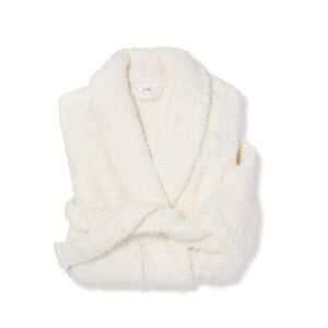 NEW Ulta Ultra Plush Fluffy Soft Cozy Bath Robe in Light Cream Size 1X / 2X Plus